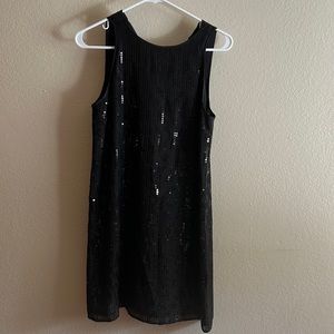 Sequin Black Dress